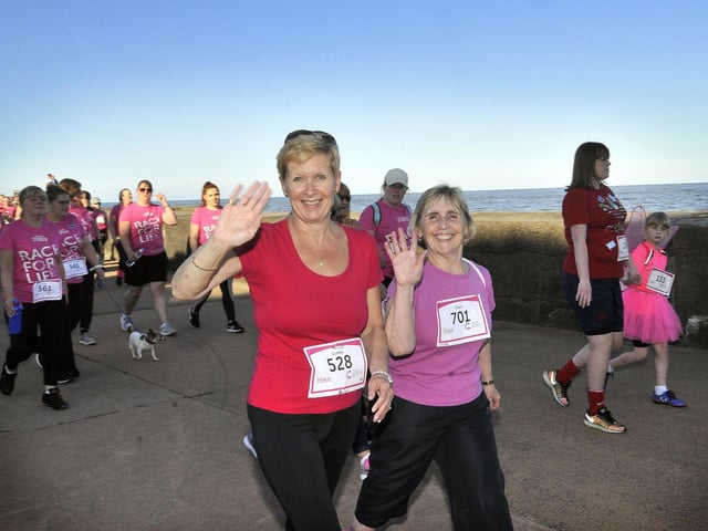 Sandra Atkinson and pal Eileen Woodhead.