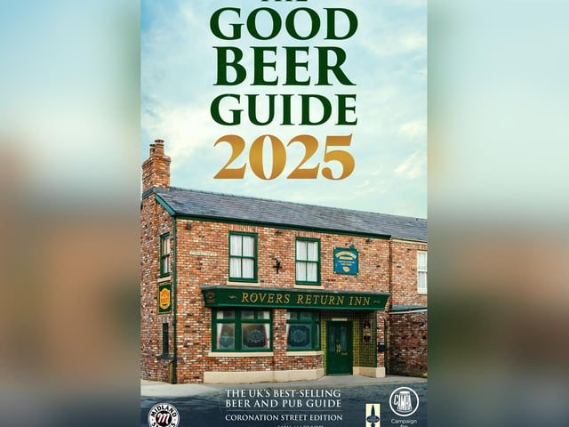 Rovers Return, Coronation Street cover of the Good Beer Guide 2025.