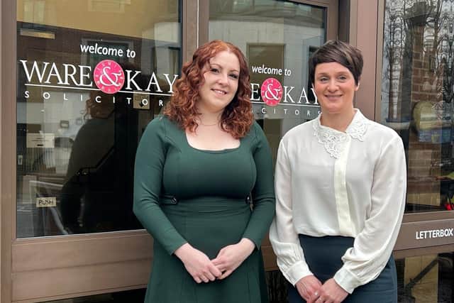 Lucy Wardle, Solicitor (left), Sian Foster, Director Private Client (right)