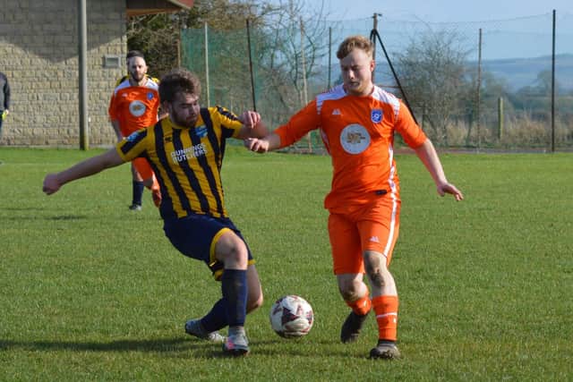 Jamie Atkinson made a welcome return for Heslerton in their Scarborough Junior Cup victory at Ryedale Sports Club.