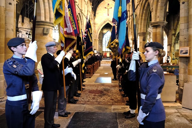 Standard bearers came from across Yorkshire