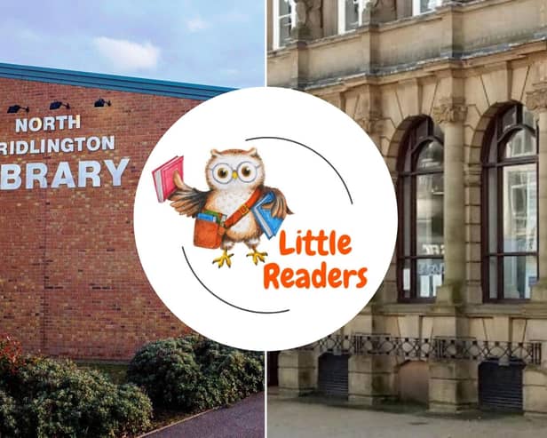 All East Riding Libraries, including both Bridlington locations, are taking part in a new and free 'Little Readers' scheme.