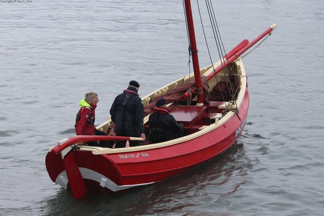 The South Shields based Royal Diadem II sets out from Bridlington harbour on a very wet Saturday morning.