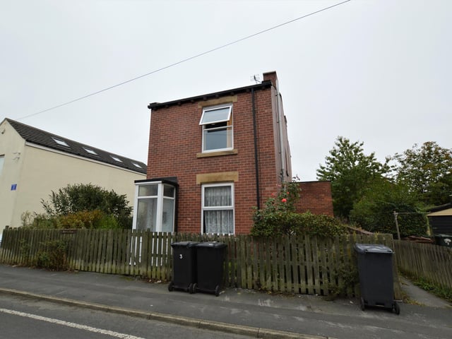 This detached 'doer upper' is double glazed with central heating, but is ripe for renovation.