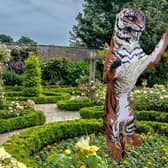 A BRICKLIVE sculpture at Sewerby Hall