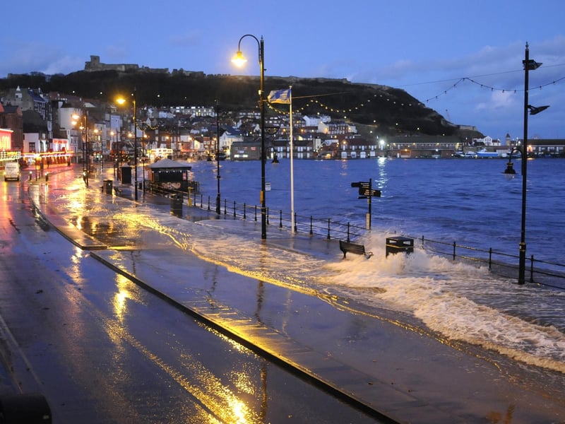 Flooding on South Bay, Scarborough.