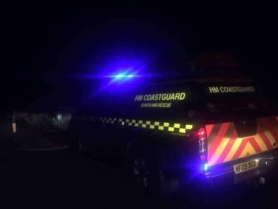 The coastguard was called in the early hours of Tuesday morning (Image: Bridlington Coastguard)