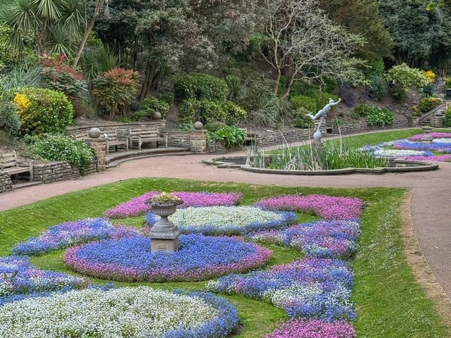 Peter Hunt captures the pretty colours at the Italian Gardens, South Cliff.