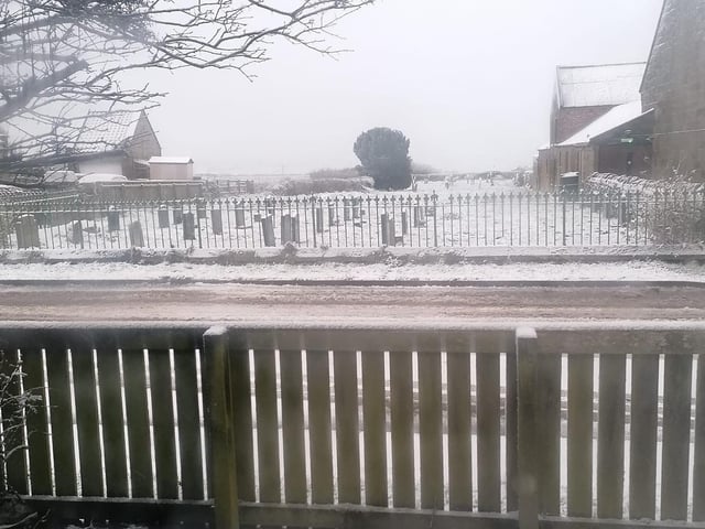 Ugthorpe captured in a winter wonderland this morning.