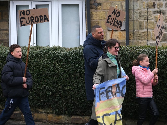 The protest march attracted people of all ages. picture: Richard Ponter