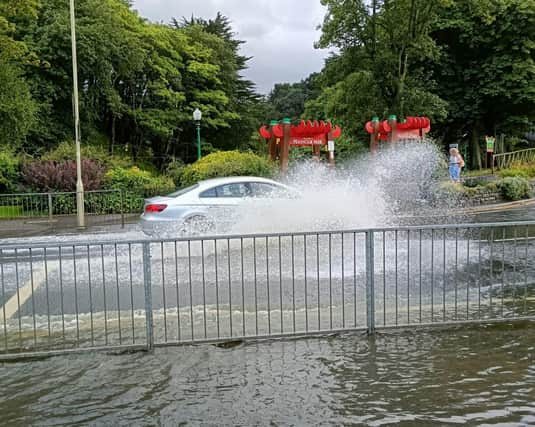 There is a yellow weather warning set across the Yorkshire coast, which is estimated to stop at 9:00pm this evening.