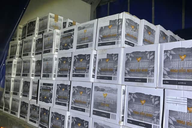 Six arrests were made by North Yorkshire Police after approximately £53k worth of gin was stolen near Malton