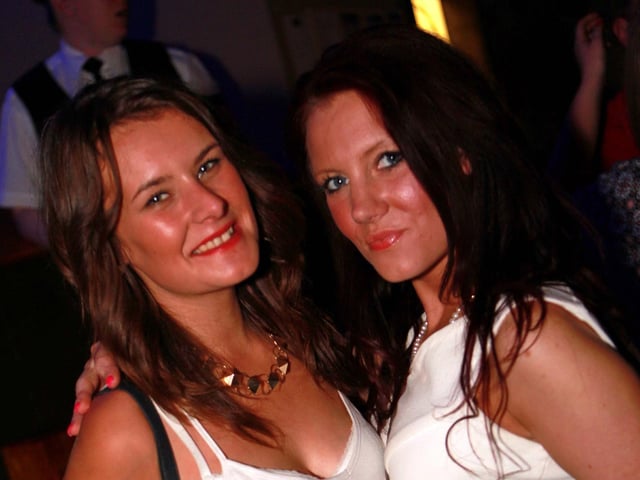 Ashleigh and Rosie celebrating Ashleigh's 21st birthday in the Barbican.