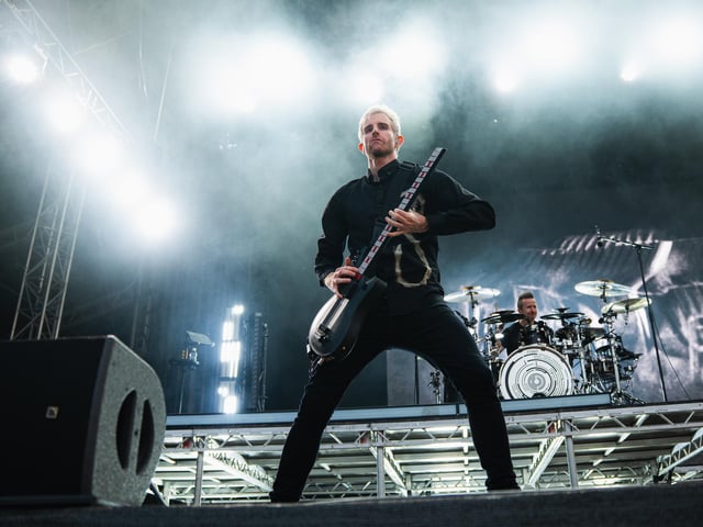 Pendulum on stage. picture: Cuffe & Taylor