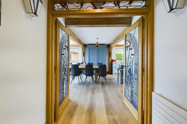 The house has a unique layout coupled with a wealth of bespoke features.