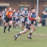 Scarborough RUFC in action during their Yorkshire Cup loss to Driffield.