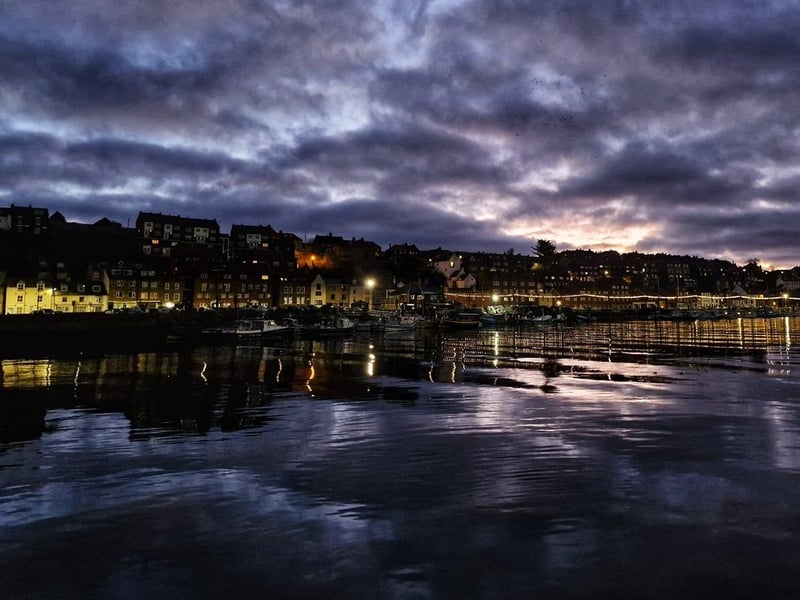 Looking across Whitby harbour to Church Street.
picture: Claire Fowler.
