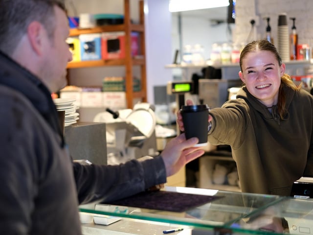 Deli Delicious, located on the ground floor, offers delicious coffees, fresh meals and snacks and a friendly service.
