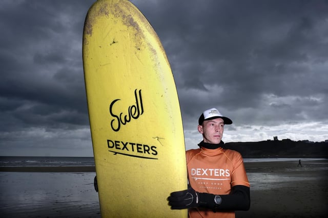 Dexters Surf Instructor Chris Hardy, who is running the Men's Mental Health Surf Group.