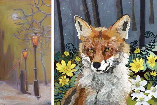 Elise Bikker, Before the End of the Day; Lisa Skelton, Fox in the Woods