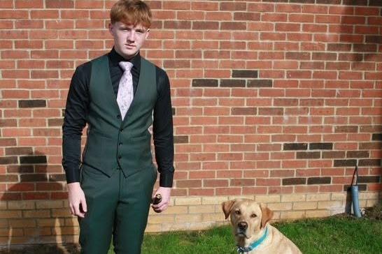 Daniel Legg and a four-legged-friend!