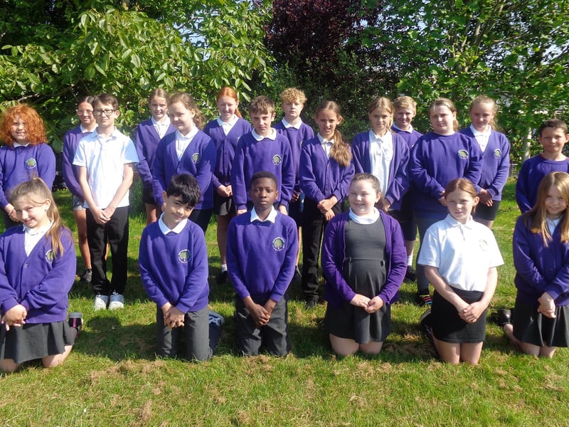 Barrowcliff School, class 10