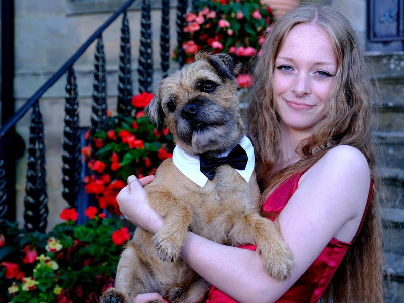 A very elegant pooch joins this pose!