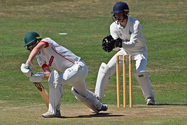 Billy Blake struck 60 for Glaisdale in their loss at Scarborough 2nds. Photo by Simon Dobson