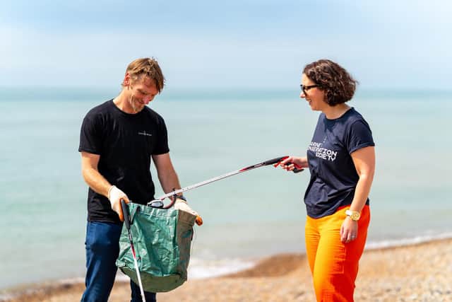Plastic still remains the most common form of beach pollution – highlighting the urgent need for further action to tackle the single-use plastic problem such as charges, bans and deposit return schemes. Photo courtesy of Rose Bainbridge.