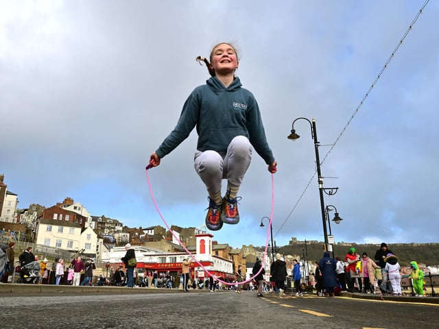 Skipping with a smile!