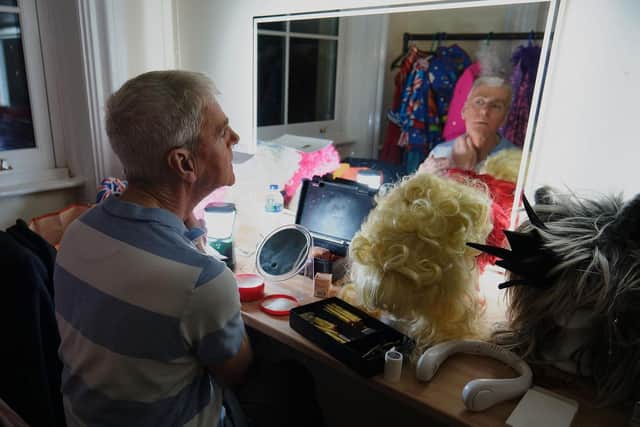 Martin McLachlan in the theatre dressing room. photo: Paul Armstrong, the Artistic Lens
