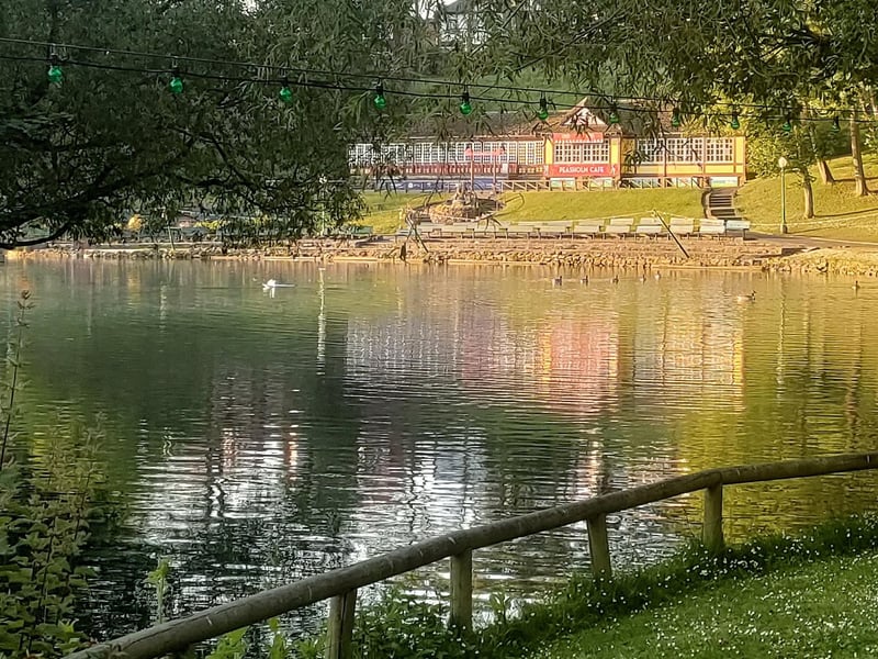 Scarborough's Peasholm Park looking lovely early morning, by Dawn Humphrey.