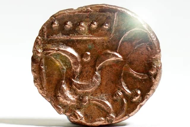 The Iron Age gold coin.