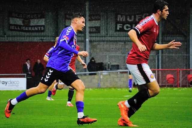 Whitby fought back to level only for United to score two late goals. Pic: Owen Cox