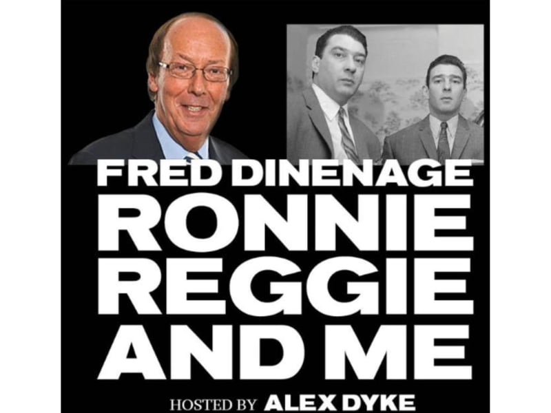 Ronnie, Reggie & Me with Fred Dineage will take place on October 18. The definitive insight into the real life of Britain's most notorious gangsters, from their trusted official biographer. For decades they were feared as the ultimate criminal gang lords of the London underworld, but their reign of terror came crashing to an end when in 1969 both Ronnie and Reggie Kray were given life sentences by a judge at the Old Bailey. TV legend Fred Dinenage was chosen by the twins to tell their official story, and he became one of the very few people allowed into their inner circle. Fred gained an unparalleled insight into the real lives of the legendary kings of crime, and in this show he reveals stories and situations for the first time that have never been told publicly before.