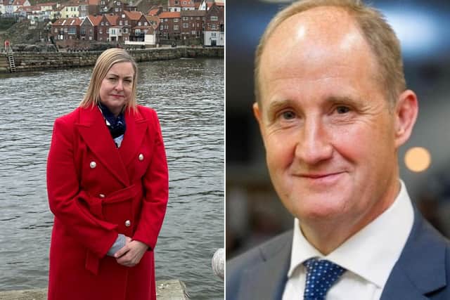 Scarborough and Whitby MP Alison Hume, and Thirsk and Malton MP Kevin Hollinrake.