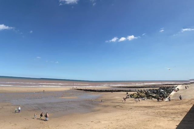 Withernsea beach won the Blue Flag Award and its bathing water quality has been rated 'excellent'.