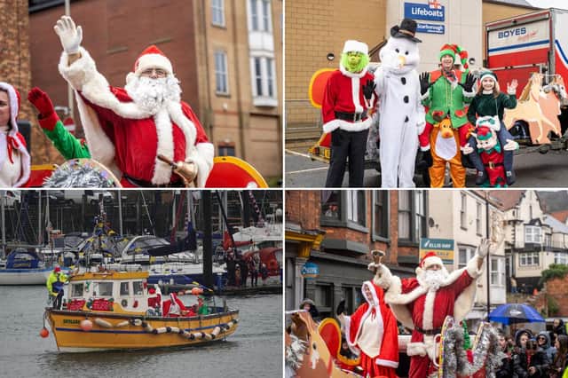 Here are 23 pictures as Santa arrives in Scarborough!