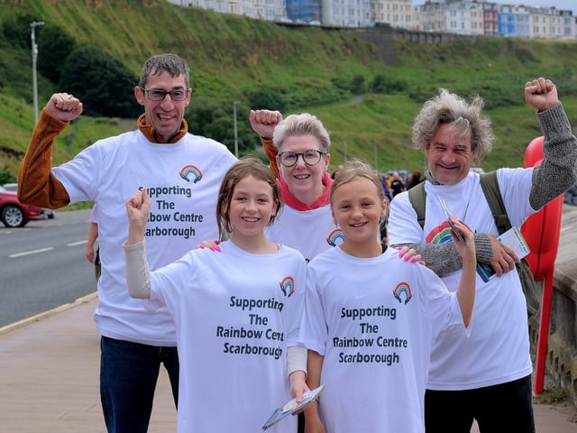 Rainbow Centre walkers.
picture: Richard Ponter