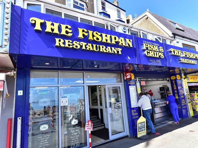 The Fishpan, located on Foreshore Road, came in sixth. A Tripadvisor review said: "Great haddock fish 'n chips! Friendly staff. Good prices. Park on the street or in the nearby carpark. Upstairs has a water view."