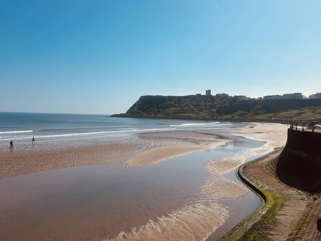 A glorious sunny day in Scarborough.