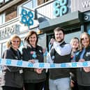 Newlands Park Scarborough Co-op store manager Stephen Arnold and the team. picture: © Tony Bartholomew/ UNP