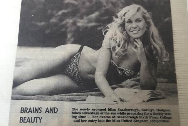 Carolyn Hodgson in 1986