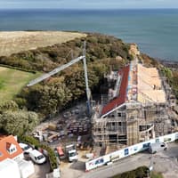 UK’s first Passivhaus hotel in Runswick Bay, near Whitby, 'tops out'