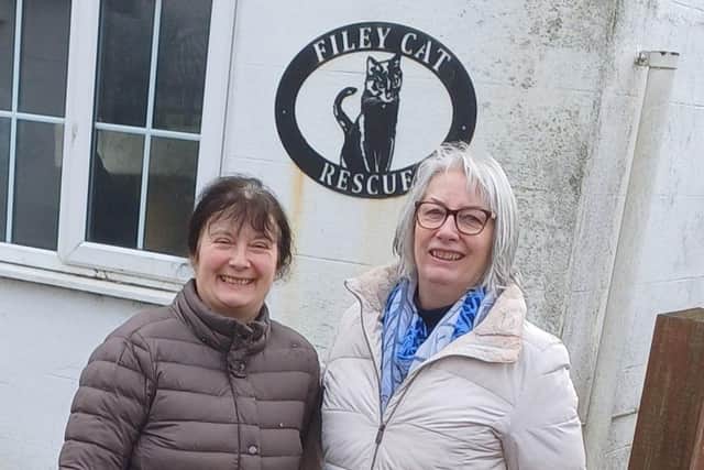 Tina Lewis and Sharon Flintham