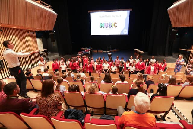 Since its creation, 5,000 children have been receiving weekly music lesson within their schools, subsidised by the Richard Shepherd Music Foundation. (Photo: Duncan Lomax, Ravage Productions)