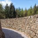 The dry stone wall maze at Dalby Forest.