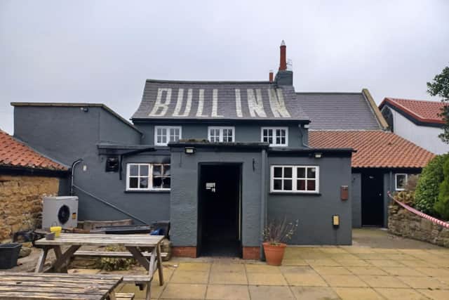 The Gristhrope's The Bull Inn pub has been involved in a suspected arson attack.