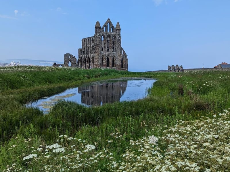 Reflections of Whitby Abbey.
picture: Mark Allen