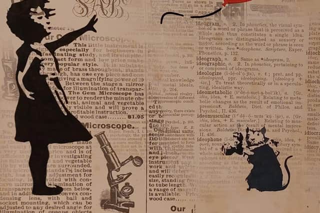 The picture by Diane Todd is one of the pieces on show at Hutton Buscel Artists' annual exhibition